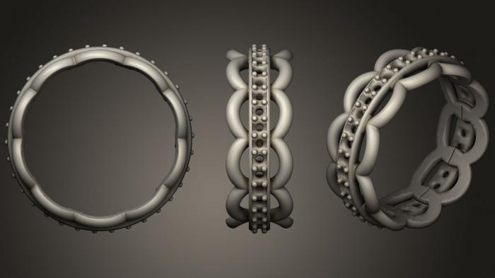 نموذج ثلاثي الأبعاد لآلة CNC خواتم مجوهرات خاتم الزواج 85
